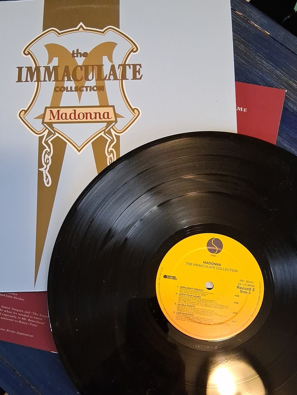Madonna Immaculate Collection Vinyl Album